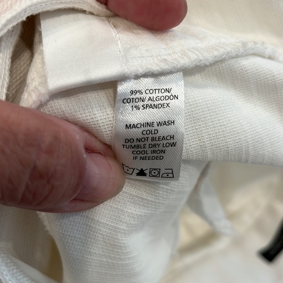 Loft white slacks - Picture 8 of 8